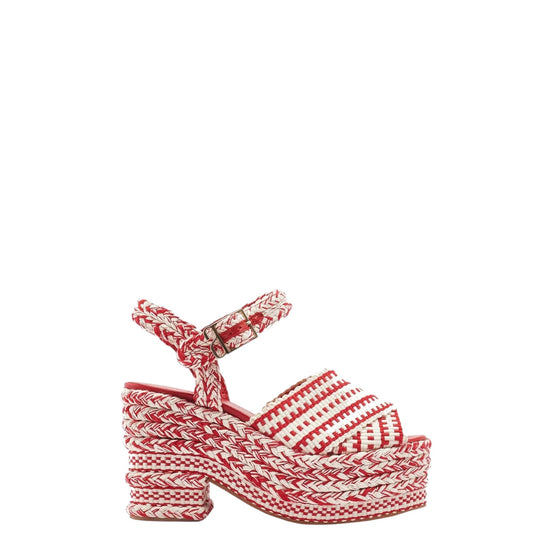 Sandali donna "Antolina Paris" BRENDA.002 Collezione Primavera/Estate 2026 - Rosso e Bianco