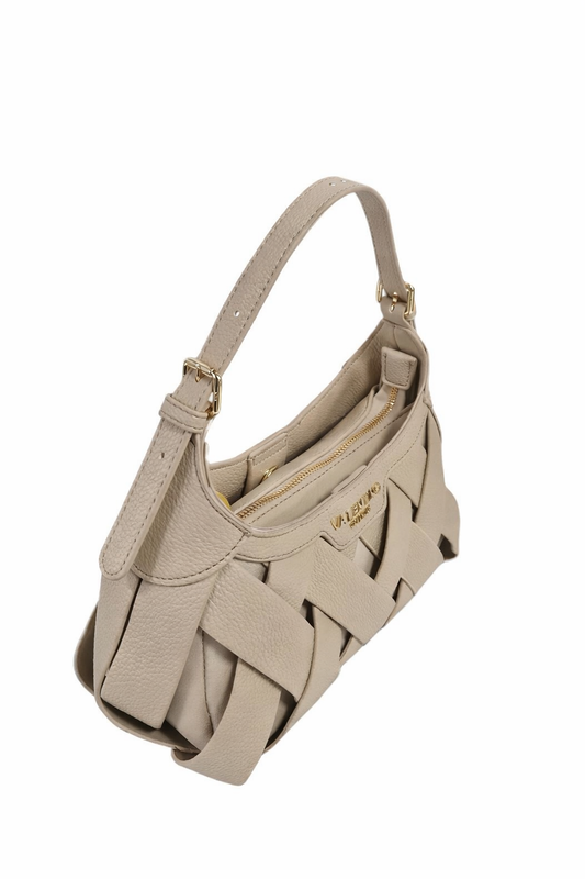Borsa donna a mano e a tracolla "Valentino Creations" VC2009 Collezione Primavera/Estate 2026 - Nocciola