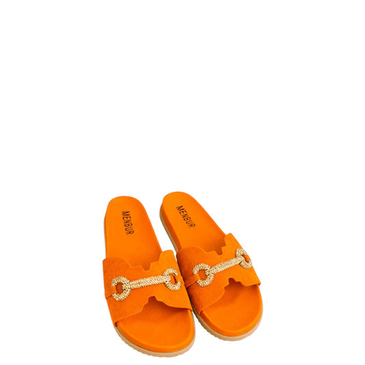 Ciabatte donna "Menbur" 24985 Collezione Primavera/Estate 2026 - Arancio