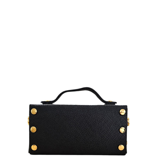 Borsa donna a mano e tracolla "Pulicati" CE 350 Collezione Autunno/Inverno - Nero