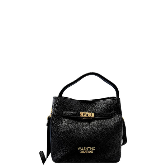 Borsetta donna a mano e tracolla "Valentino Creations" VC9006 Collezione Autunno/Inverno - Nero