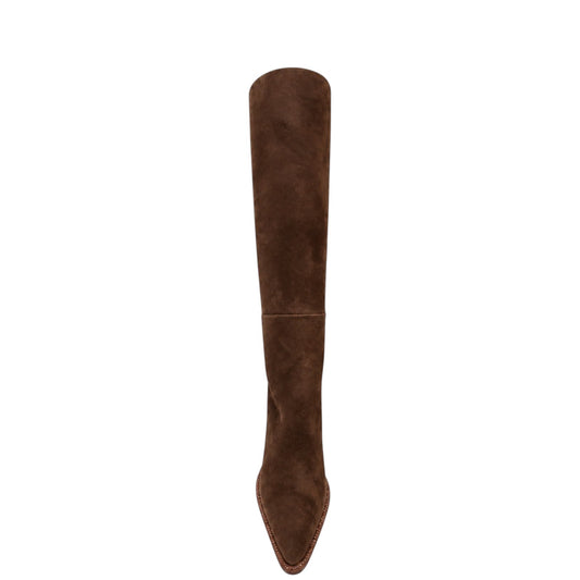 Stivali donna "Tamara Mellon" 853-100 Sauvage Collezione Autunno/Inverno in camoscio - Marrone