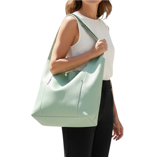 Borsa donna "Pulicati" CE 023 Collezione Primavera/Estate 2026 - Verde acqua