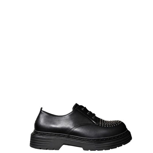 Inglesine donna "CafèNoir" C1FA9026 Collezione Autunno/Inverno con mini borchie - Nero