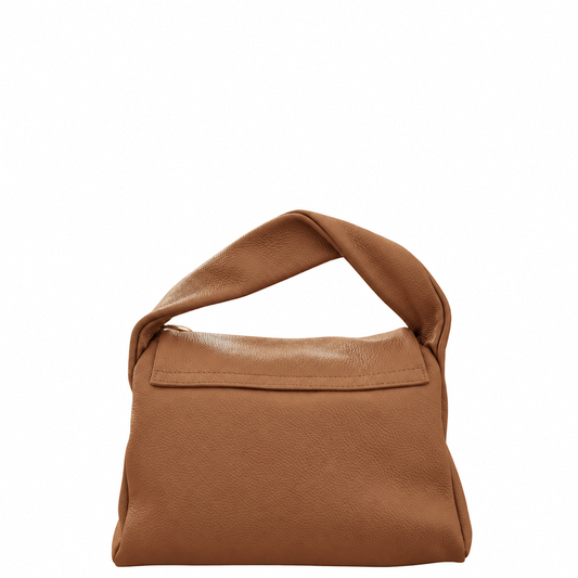 Borsa donna a mano e tracolla "Pulicati" CE 9011 Collezione Autunno/Inverno - Camel
