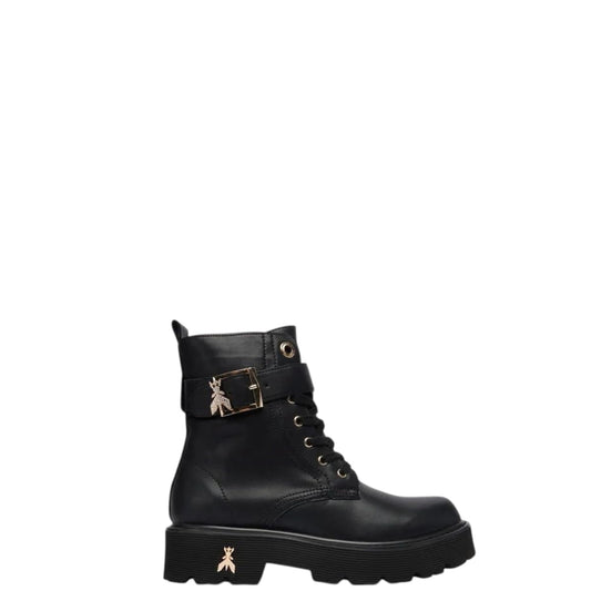 Anfibi donna "Patrizia Pepe" PPJ966 Collezione Autunno/Inverno - Nero e Oro