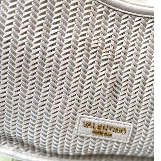 Borsa donna a mano e tracolla "Valentino Creations" VC517 Collezione Primavera/Estate 2026 - Bianco