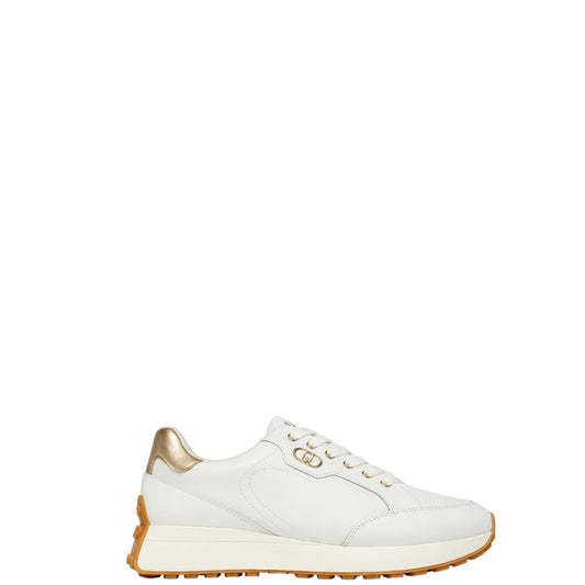 Sneakers donna "Liu Jo" Lolo 20 Collezione Primavera/Estate 2026 - Bianco e oro