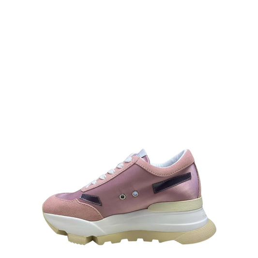 Sneakers donna "Rucoline" Aki 317 Satin Suede Collezione Primavera/Estate 2026 - Rosa