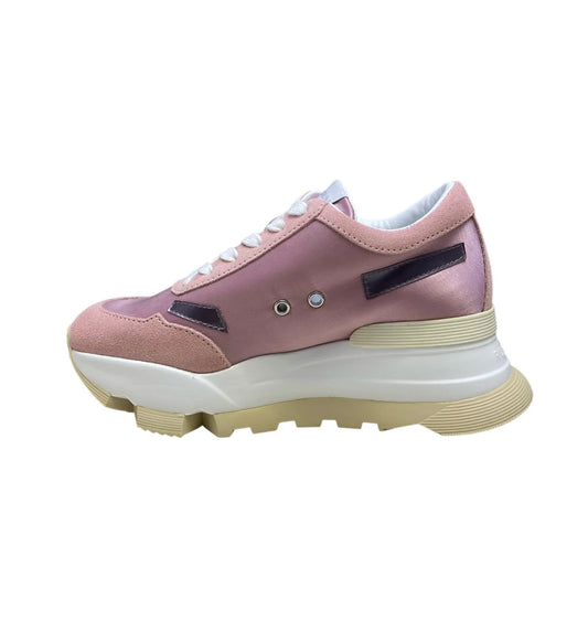 Sneakers donna "Rucoline" Aki 317 Satin Suede Collezione Autunno/Inverno 2025/2026 - Rosa