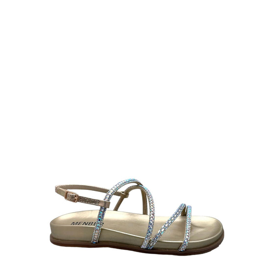 Sandali donna "Menbur" 25366 Collezione Primavera/Estate 2026 con strass - Oro