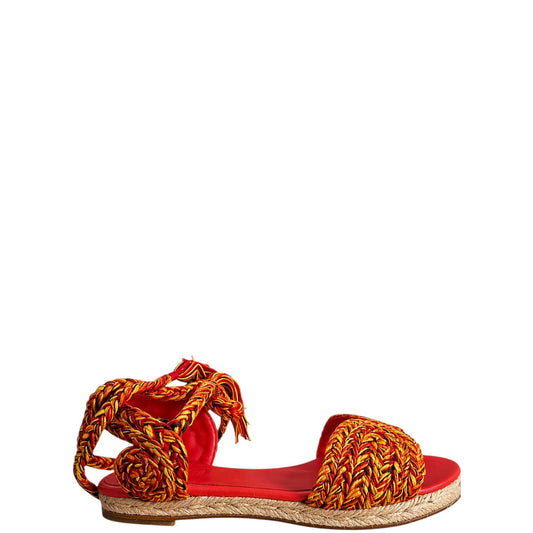 Sandali donna "Antolina Paris" ROSA.001 Collezione Primavera/Estate 2026 - Rosso Fuoco Multi