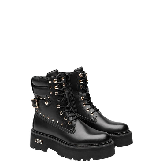 Anfibi donna "Cult" CLW464102 Collezione Autunno/Inverno - Nero e Oro