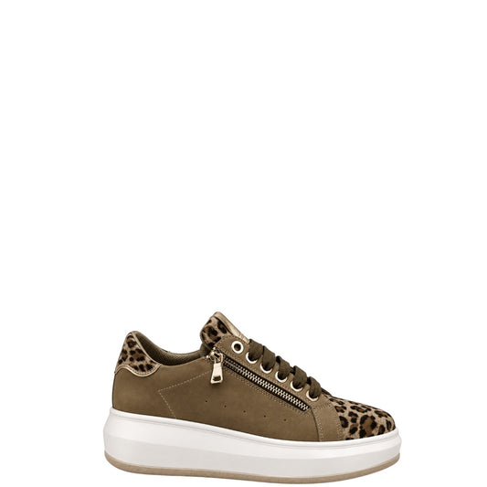 Sneakers donna "Mariella Burani" 51730 Collezione Autunno/Inverno - Marrone e maculato