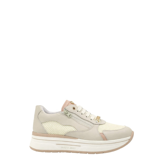 Sneakers donna "Janet & Janet" J-021 Collezione Primavera/Estate 2026 - Nocciola e Bianco