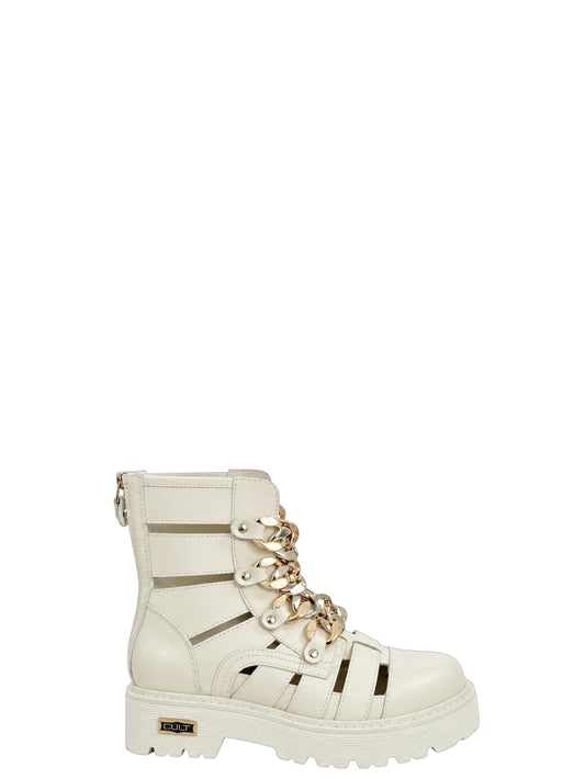 Anfibi donna "Cult" CLW340602 Collezione Autunno/Inverno - Crema