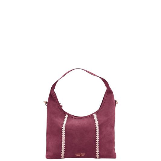 Borsa donna a spalla e tracolla "Valentino Creations" VC529 Collezione Autunno/Inverno - Vino