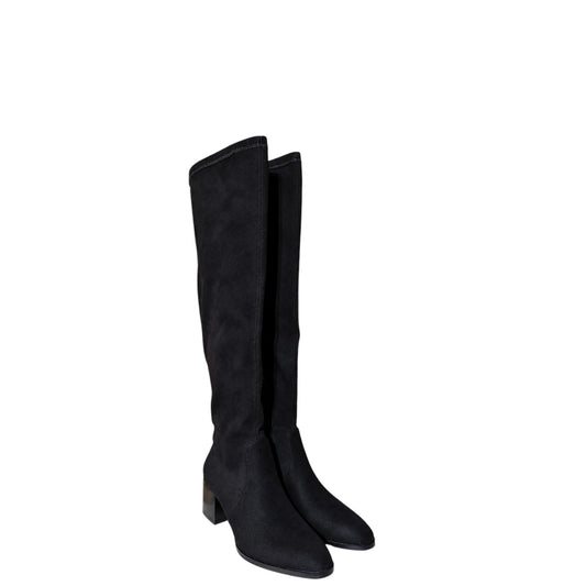 Stivali donna "Uma Parker" 636.02.25S.BLK Collezione Autunno/Inverno in camoscio - Nero