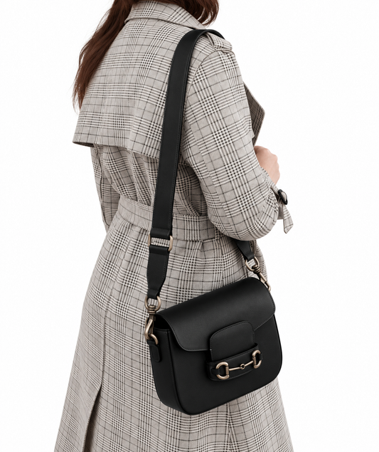 Borsetta a tracolla donna "Pulicati" 9591 Collezione Autunno/Inverno - Nero