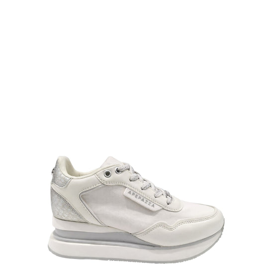 Sneakers donna "Apepazza" S3MIDHIGH01/PYT Marghe Collezione Primavera/Estate 2026 - Crema e Argento
