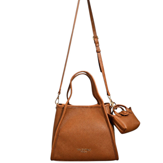 Borsa donna a mano e tracolla "Valentino Creations" VC610 Collezione Autunno/Inverno - Cuoio
