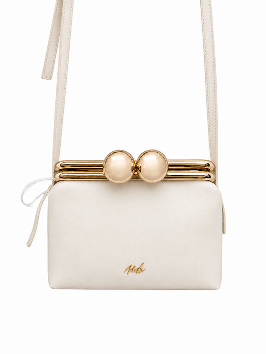 Borsa donna a tracolla "Mariella Burani" MB-7081 Collezione Primavera/Estate 2026 - Crema