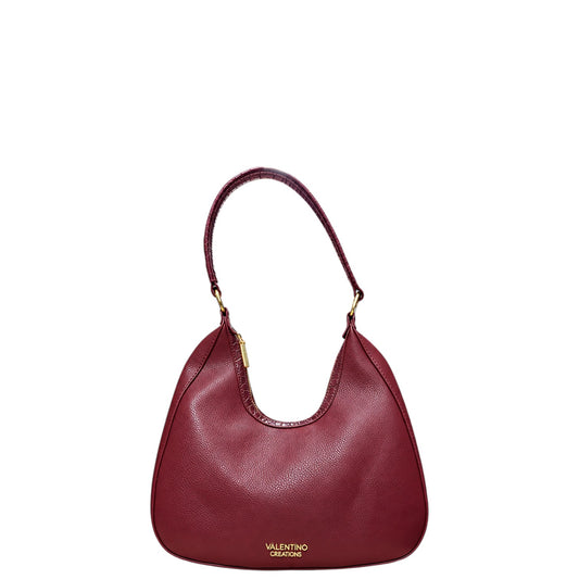 Borsa donna a spalla e tracolla "Valentino Creations" VC630 Collezione Autunno/Inverno - Bordeaux