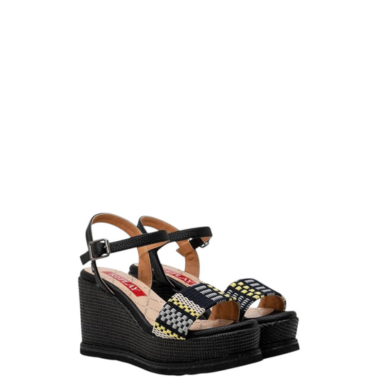 Sandali donna "Replay" GWP6G.000 Collezione Primavera/Estate 2026 fascia multi - Nero