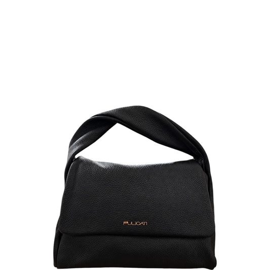 Borsa donna a mano e tracolla "Pulicati" CE 9011 Collezione Autunno/Inverno - Nero