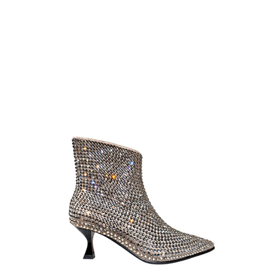Tronchetti donna "Apepazza" F4SUSAN01/DIA Collezione Autunno/Inverno con strass - Taupe
