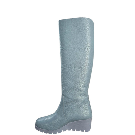 Stivali donna "Massimo Santini" GLORY Collezione Autunno/Inverno - Azzurro Polvere