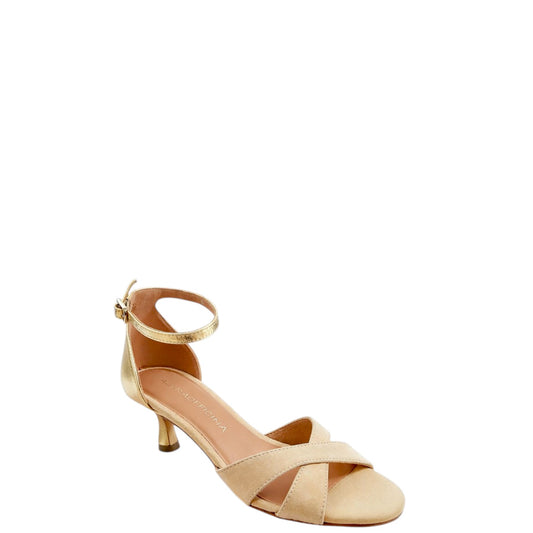 Sandali donna "AltraOfficina" AO1104X Collezione Primavera/Estate 2026 - Sabbia e Oro