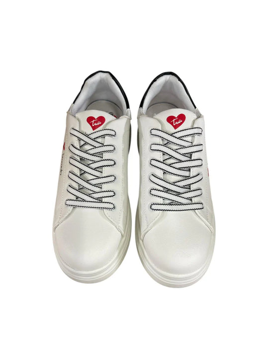 Sneakers donna “Braccialini” BA135 Collezione Autunno/Inverno 2025/2026 – Bianco e Nero