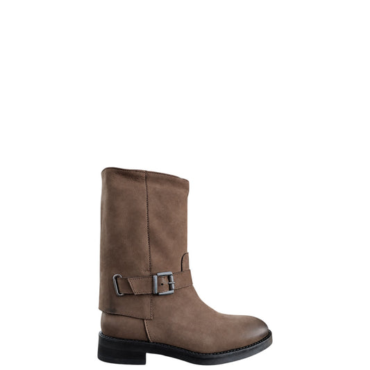 Stivali bikers donna "Noa A." ART.108 Collezione Autunno/Inverno - Tabacco