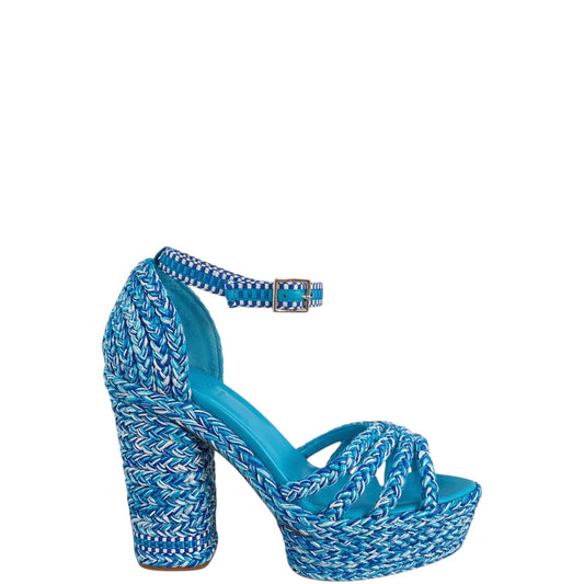 Sandali donna "Antolina" REMEDIOS.021 Collezione Primavera/Estate 2026 - Turchese Multi