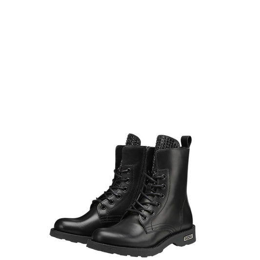 Anfibi donna "Cult" CLW350700 Collezione Autunno/Inverno con linguetta glitterata- Nero