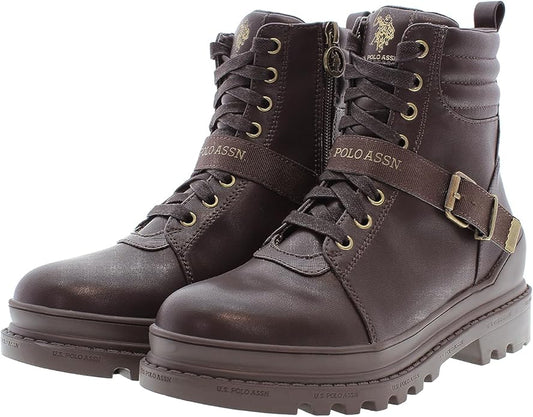 Anfibi donna "Us. polo assn." BRUNA013 Collezione Autunno/Inverno 2025/2026 - Marrone