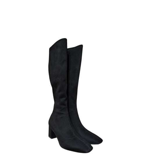 Stivali donna "Uma Parker" 438.02.24S.BLK Collezione Autunno/Inverno in camoscio - Nero
