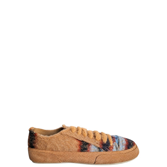 Sneakers donna "Massimo Santini" 25WPANAREA02 Collezione Autunno/Inverno - Camel Multi
