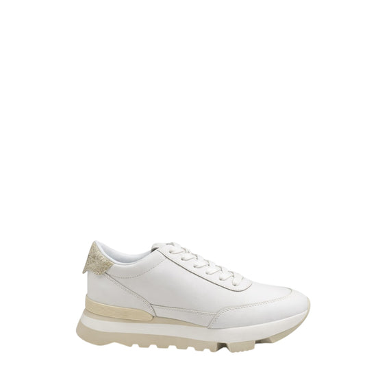 Sneakers donna "Rucoline" Akiko 2260 Pamplona Lux Collezione Primavera/Estate 2026 - Bianco e Oro