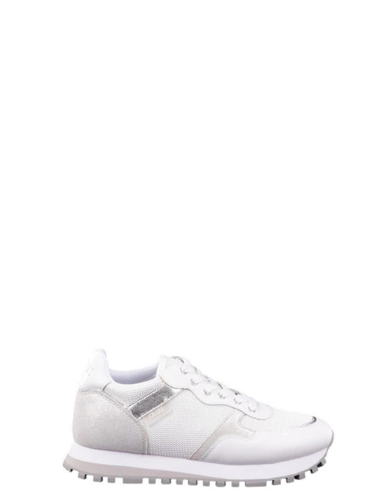 Sneakers donna "Liu Jo" WONDER 01 Collezione Primavera/Estate - Bianco e argento