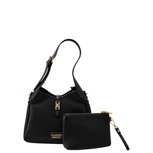 Borsa donna a spalla e tracolla "Valentino Creations" VA-7082 Collezione Autunno/Inverno - Nero