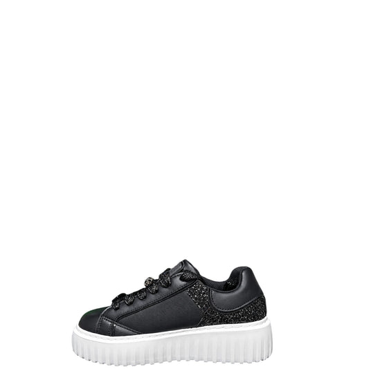 Sneakers donna "Braccialini" B119  Collezione Autunno/Inverno - Nero e Bianco