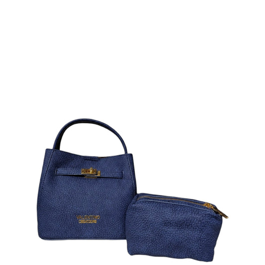 Borsetta donna a mano e tracolla "Valentino Creations" VC9006 Collezione Autunno/Inverno - Blu