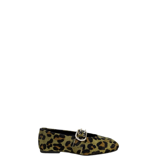 Ballerine donna "Parrotto" EM-8446 Collezione Autunno/Inverno - Leopardato Verde