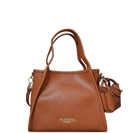 Borsa donna a mano e tracolla "Valentino Creations" VC610 Collezione Autunno/Inverno - Cuoio