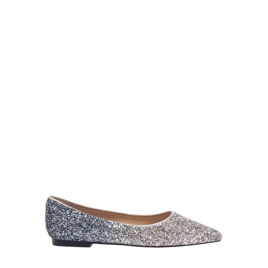 Ballerine donna "Steve Madden" COERCIE Collezione Primavera/Estate 2026 - Argento e nero