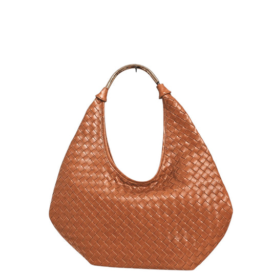 Borsa donna a spalla "Valentino Creations" VC2027 Collezione Autunno/Inverno - Cuoio