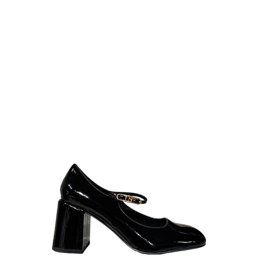 Mary Jane donna "CafèNoir" C1GC3223 Collezione Autunno/Inverno Naplak - Nero