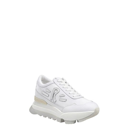 Sneakers donna "Rucoline" Aki 300 Soft Bomber Collezione Primavera/Estate 2026 - Bianco e Argento